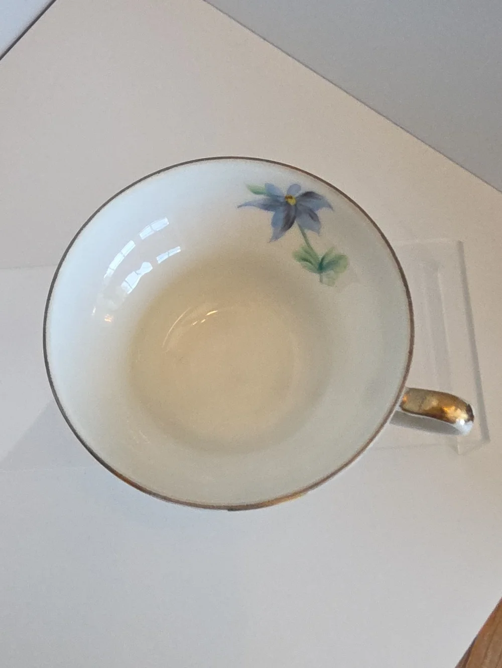 Vintage Norcrest Fine China Teacup NW-8/341 Colorado Columbine Hand Painted